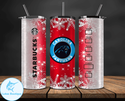 Carolina Panthers Christmas Tumbler Png, NFL Merry Christmas Png, NFL, NFL Football Png 38