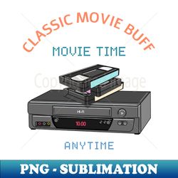 watching movies classic movie buff - vintage sublimation png download - perfect for sublimation mastery