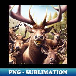 stag deer wild nature funny happy humor photo selfie - retro png sublimation digital download - perfect for sublimation art