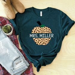 personalized teacher name shirt, custom teacher name shirt, custom teacher shirt, personalized school t-shirt, back to s