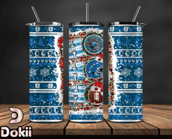 detroit lions christmas ho ho ho tumbler wrap, nfl merry christmas png, nfl, nfl football png 07