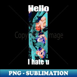 knotty ends surf i hate u - exclusive sublimation digital file - bold & eye-catching