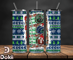 seattle seahawks christmas ho ho ho tumbler wrap, nfl merry christmas png, nfl, nfl football png 15