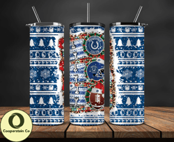 indianapolis colts christmas ho ho ho tumbler wrap, nfl merry christmas png, nfl, nfl football png 55