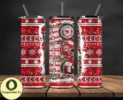 kansas city chiefs christmas ho ho ho tumbler wrap, nfl merry christmas png, nfl, nfl football png 57