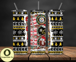 pittsburgh steelers christmas ho ho ho tumbler wrap, nfl merry christmas png, nfl, nfl football png 62