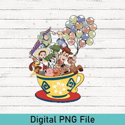 vintage toy story characters png, vintage disney toy story png, toy story and friends png, toy story family vacation png