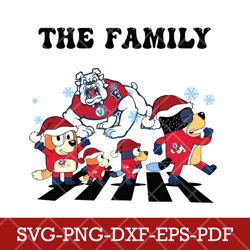 fresno state bulldogs_ncaa bluey 3ncaa cut file vector, cricut, silhouette , clipart svg png dxf eps  pdf file