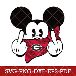 georgia bulldogs_mickey ncaa 1svg cricut, mickey ncaa team svg dxf eps png files