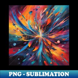 galaxies of colors abstract art - creative sublimation png download - perfect for sublimation mastery