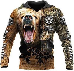 bear hunting 3d all over print | unisex | adult | ht9717