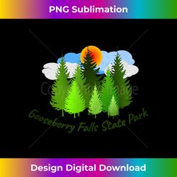 Gooseberry Falls State Park Forest Hiking Camping Vacation Tank Top - Contemporary PNG Sublimation Design - Spark Your Artistic Genius