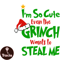 Grinch Christmas SVG, christmas svg, grinch svg, grinchy green svg, funny grinch svg, cute grinch svg, santa hat svg 208