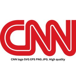 cnn logo svg eps png jpg. high quality