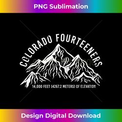 Colorado Fourteeners Mountain Climber Rocky Mountains Hiking - Timeless PNG Sublimation Download - Striking & Memorable Impressions