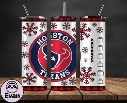 Houston Texans Christmas Tumbler Png, NFL Merry Christmas Png, NFL, NFL Football Png 13