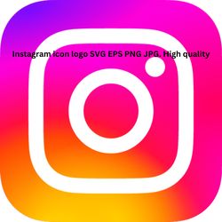 instagram icon logo svg eps png jpg. high quality