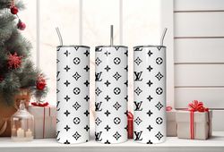 louis vuitton tumbler wrap, black and white lv tumbler, tumblers 20oz, lv tumbler, tumbler png