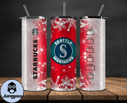 seattle mariners png,christmas mlb tumbler png , mlb christmas tumbler wrap 41