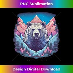 grizzly bear outdoor nature alaska hunting hiking - luxe sublimation png download - reimagine your sublimation pieces