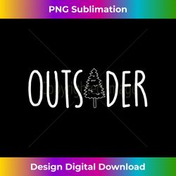 Outsider Camping Hiking Retro Mountains Camp Outsider Tank Top - Edgy Sublimation Digital File - Access the Spectrum of Sublimation Artistry