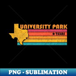 university park texas vintage distressed souvenir - instant png sublimation download - vibrant and eye-catching typography