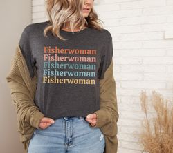 fishing tshirt fishing gifts for women fisherwoman shirt women's fishing shirt for her fish tshirt fish life fishing lif