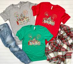 Disneyland Christmas Shirt, Matching Family Disney Shirts, Disney Castle Shirt, Christmas Vacation Shirt, Christmas Coup