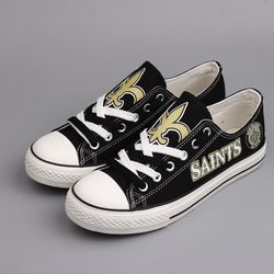 new orleans saints limited print  football fans low top canvas shoes sport sneakers t-d732h