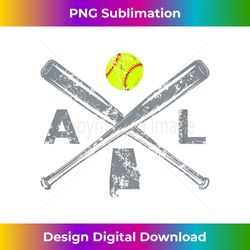 alabama softball bats & ball retro style softball player - chic sublimation digital download - crafted for sublimation excellence