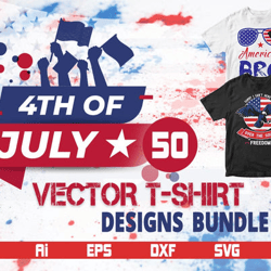 4th of july 50 vector t shirt designs bundle part 2