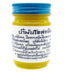 original osotthip thai traditional yellow body balm, balm yellow, 50 g