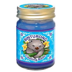 original binturong thai blue cooling body balm with eucalyptus, thai ointment cooling balm 50 ml