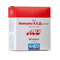 asd | antiseptic simulator dorogov, for immunity, 60 capsules