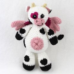 udder love cow amigurumi crochet pattern, digital file pdf, digital pattern pdf