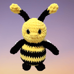 bee baby shower bumble bee decor kawaii plush crochet bee