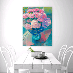 flowers  art - digital file that you will download