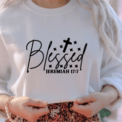 blessed jeremiah 17:7 svg