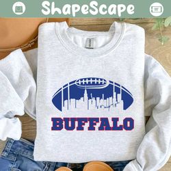 buffalo bills 1960 football skyline svg digital download