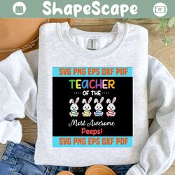 teacher of the most awesome peeps, peeps svg, peeps love, gift for student, teacher svg, teacher gift,teacher shirt, student svg, back to school, school svg