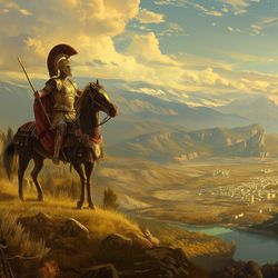 macedonian empire digital painting art