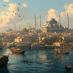 ottoman empire digital painting art