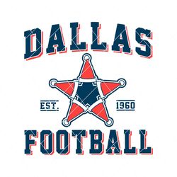 dallas cowboys christmas 1960 svg