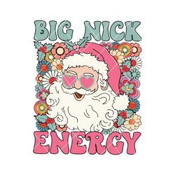 groovy big nick energy santa svg