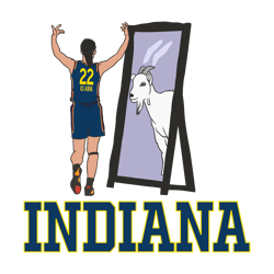 indiana basketball caitlin clark goat svg