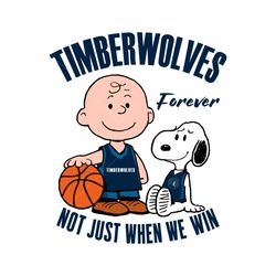 timberwolves forever not just when we win svg