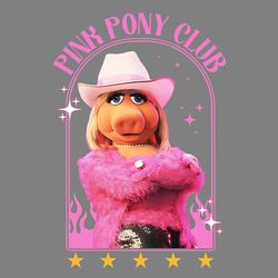 funny pink pony club miss piggy muppets png