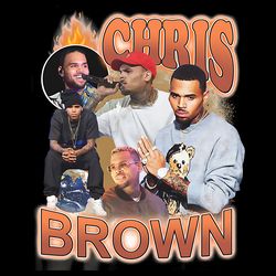 vintage chris brown hip hop png digital download files