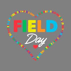 happy field day heart field trip svg digital download files
