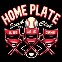 home plate social club batter swing png digital download files